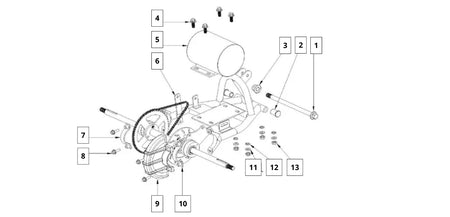 MOTOR & REAR SWING ARM