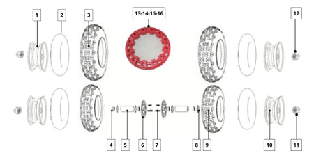 WHEEL & TIRE ASSY.