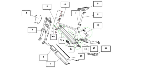 Frame and electric components