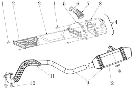 AIR FILTER AND EXHAUST