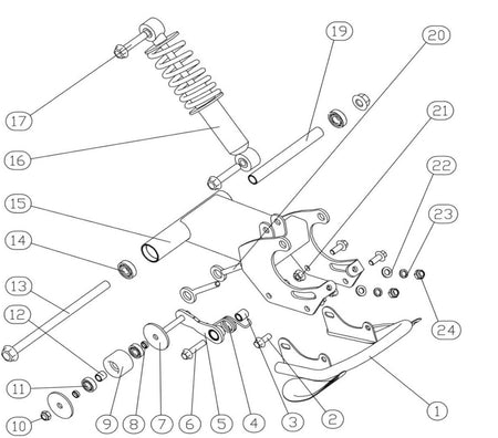 REAR SHOCK AND DRIVETRAIN