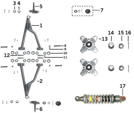 FRONT SHOCK SYSTEM