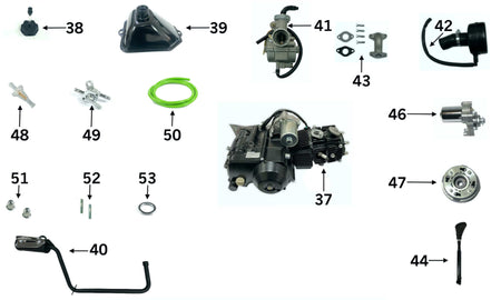 ENGINE AND CARBURETOR