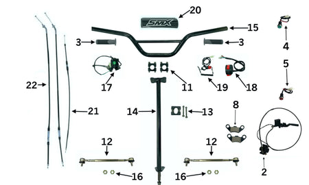 STEERING AND LEVERS