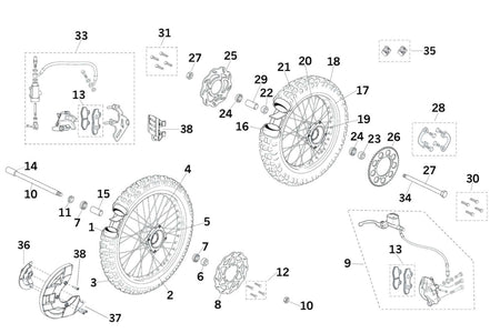 WHEELS AND BRAKES