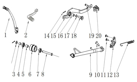 FOOT LEVERS