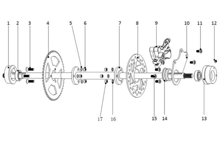 Rear axel