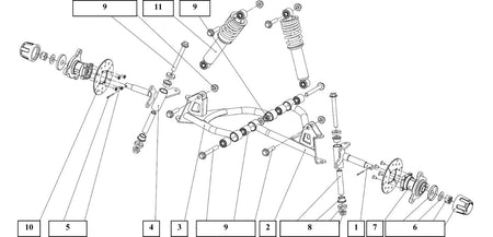 Front suspension system