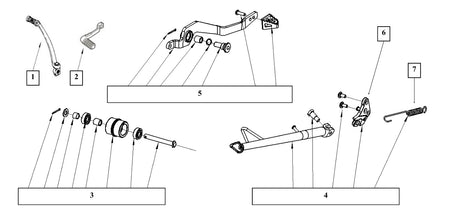 FOOT LEVERS