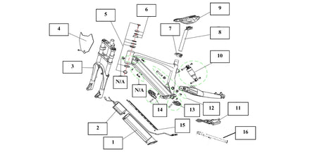 Frame and electric components