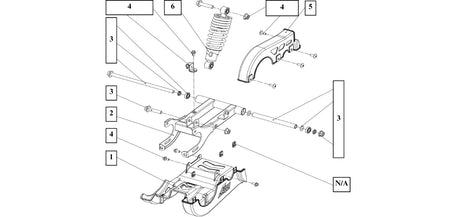 Rear swing arm