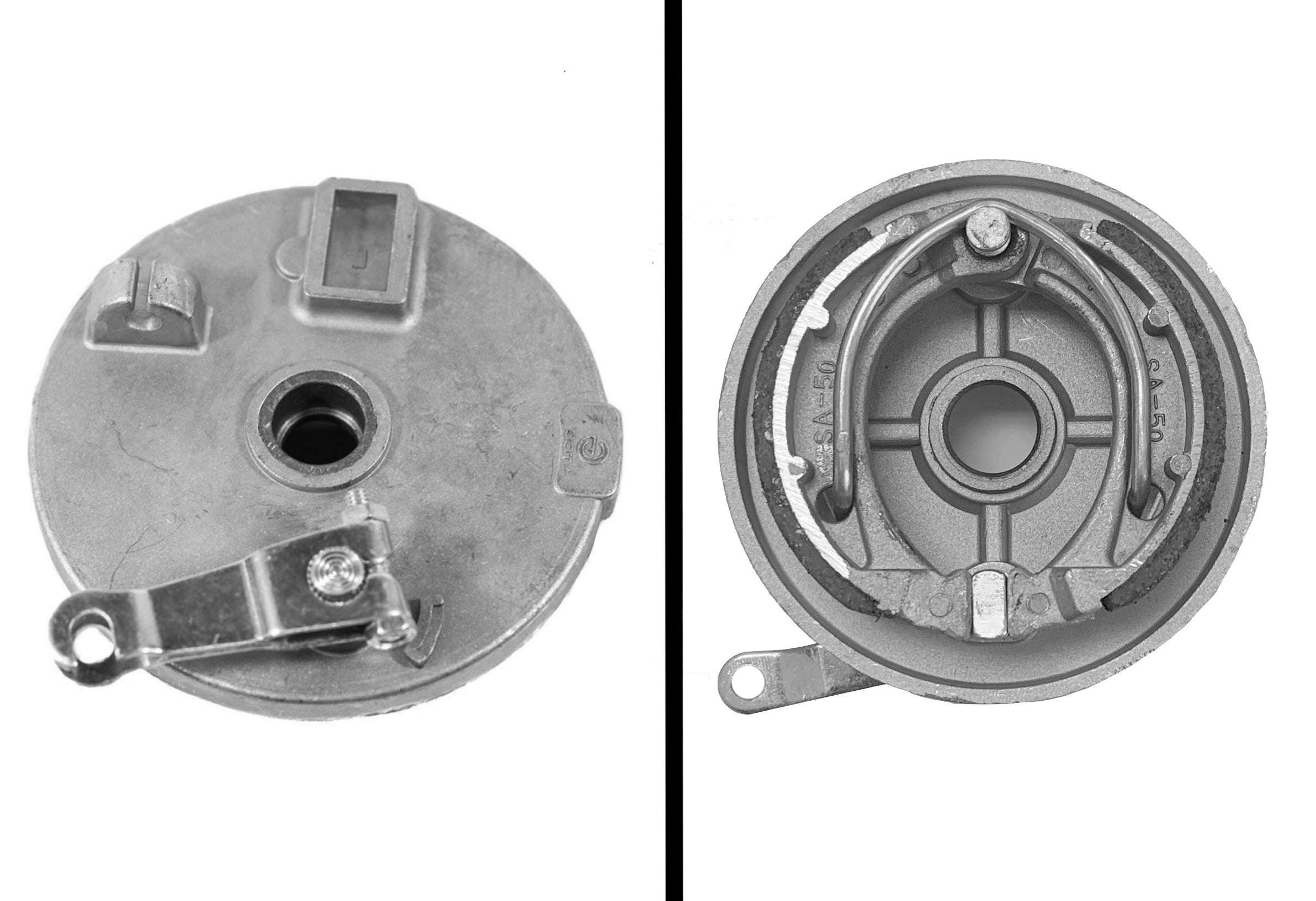 RIGHT BRAKE HUB COVER