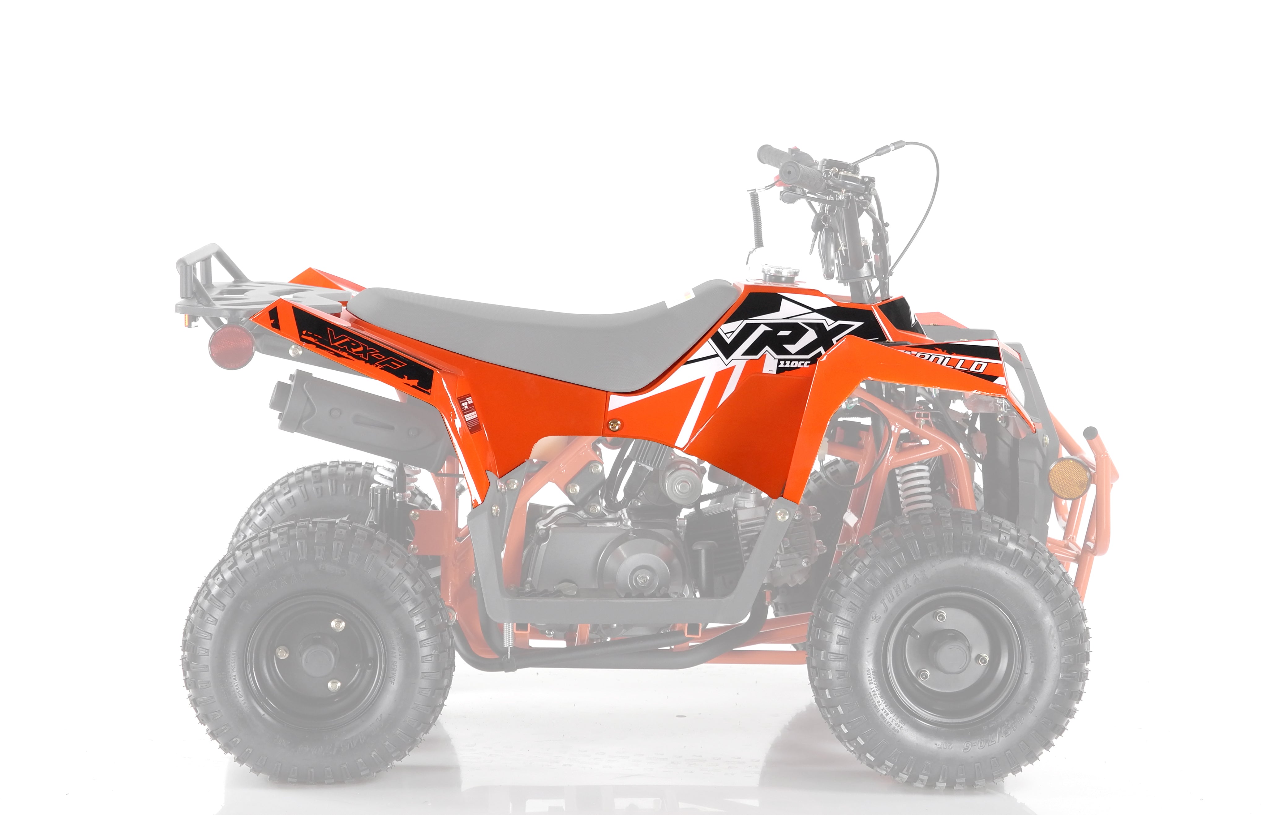 PLASTIC SET BLACK/ORANGE